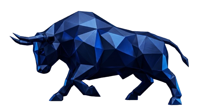 DividendGuard bull mascot illustration